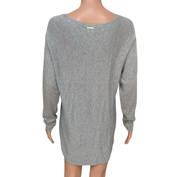 Michael Kors cotton blend sweater tunic size M gray - Picture 3 of 7
